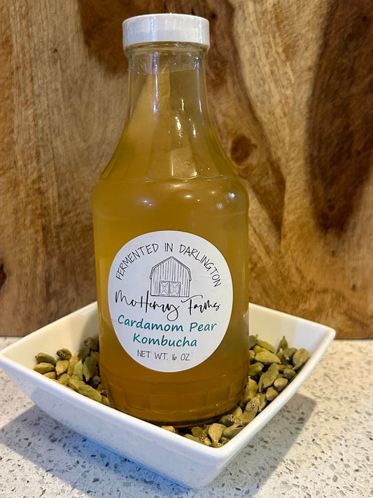 Cardamom Pear Kombucha