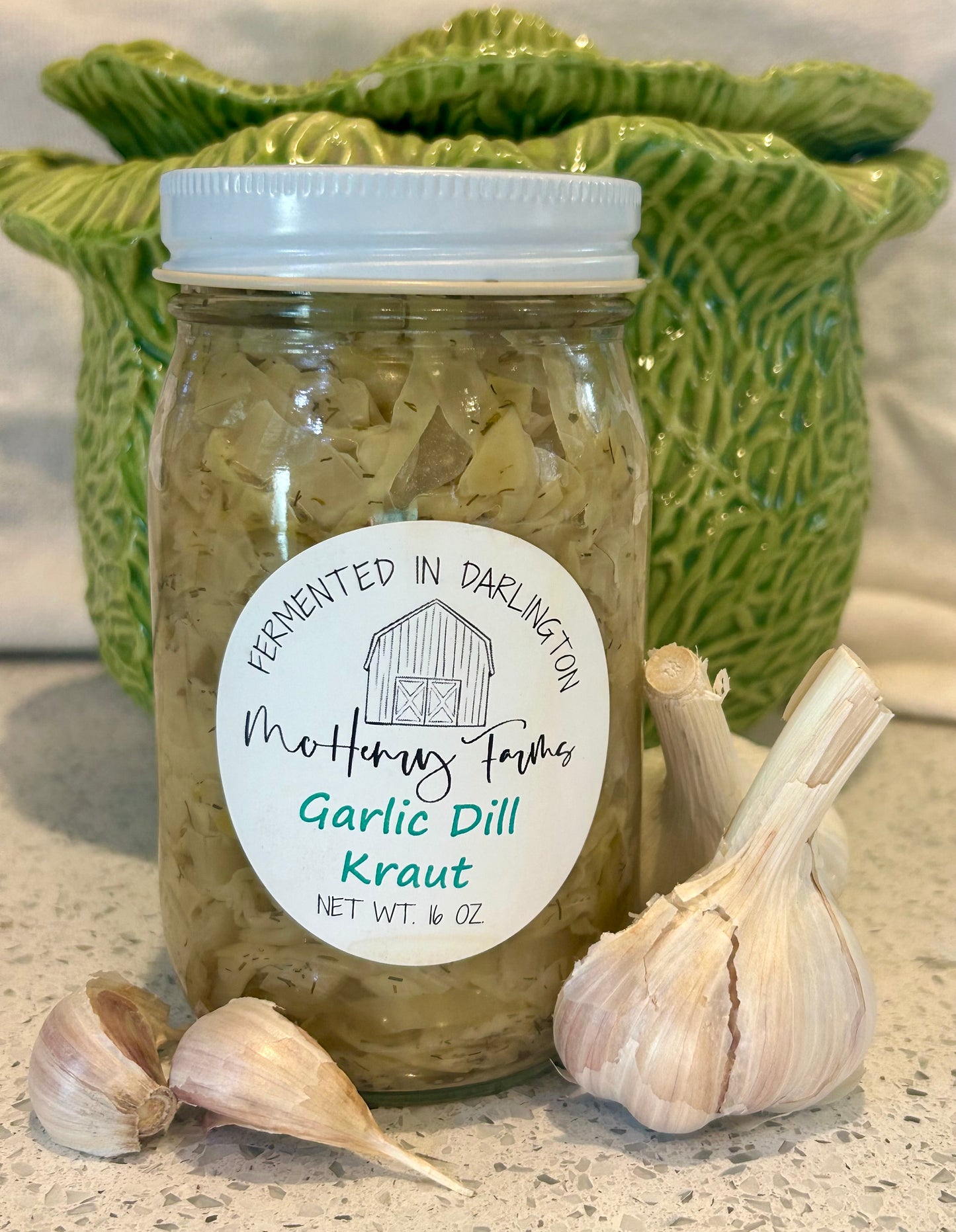 Garlic Dill Kraut
